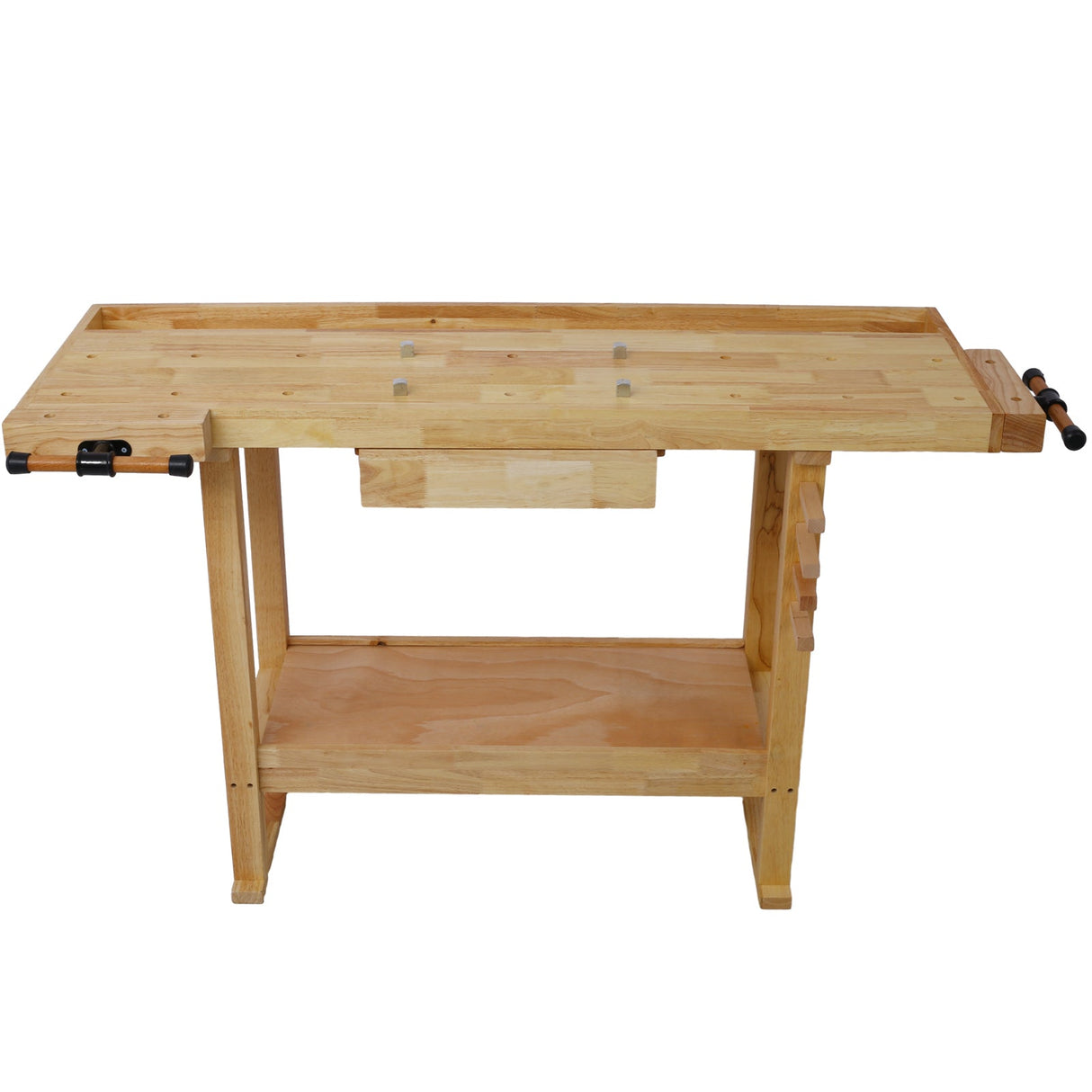 55 - Inch Wooden Workbench for Garage Workshop and Home - Fab Heavy Parts