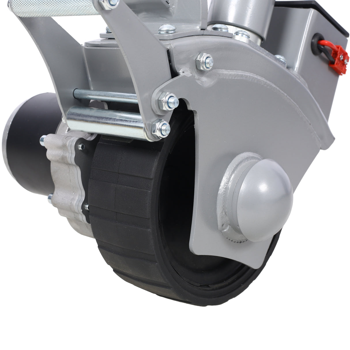 Electric Trailer Dolly 5000lbs Towing Capacity 350W 12V Trailer Jockey Wheel with 22 ft/min Moving Speed 8'' Rubber Tire