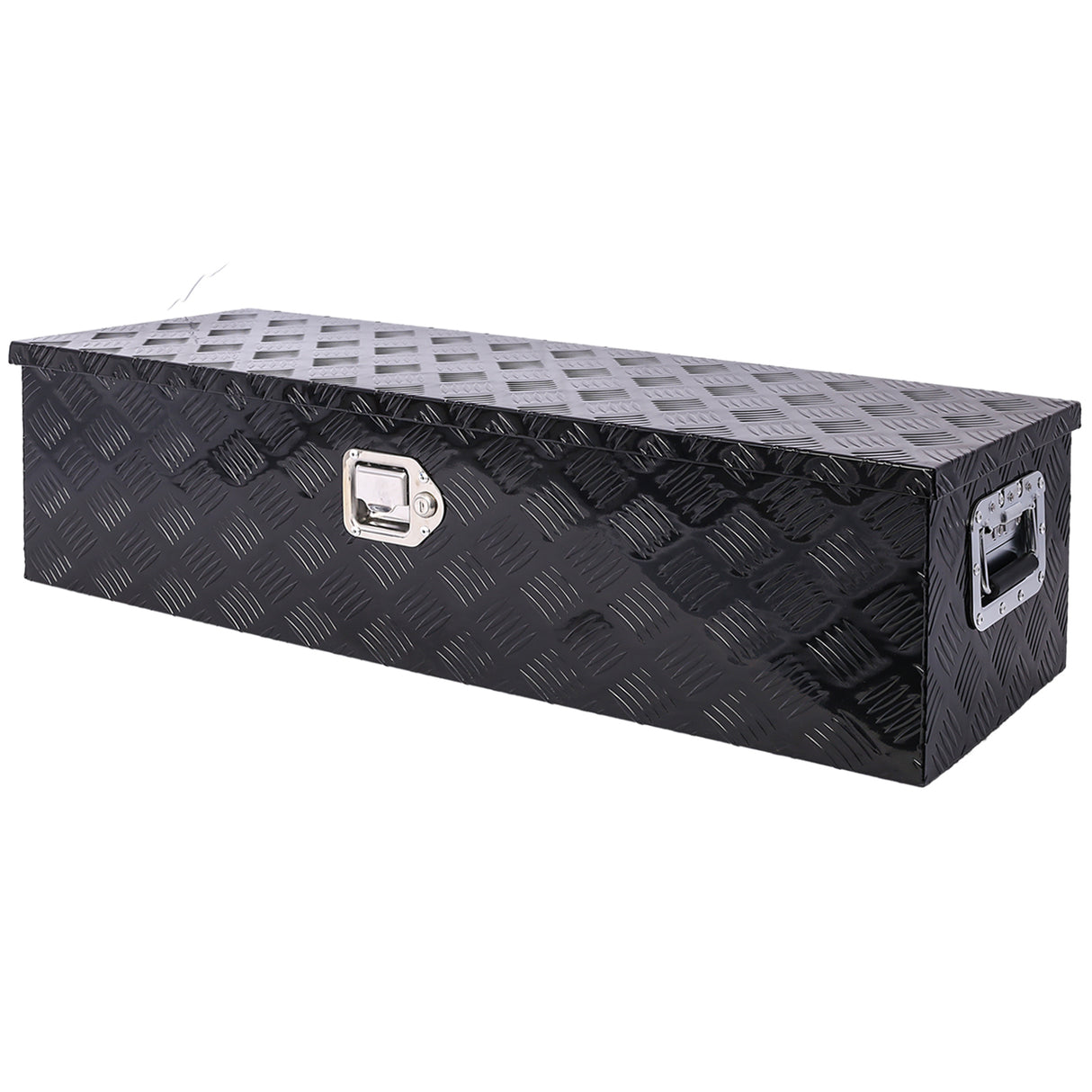 39 Inch Truck Box Aluminum Tool Box Heavy Duty w/Lock Keys 39x13x10inch--Black