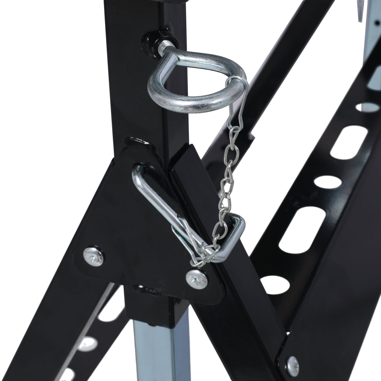 Welding Workbench with Wheels and Slot 30"x20" 400lbs Capacity Steel Folding Adjustable