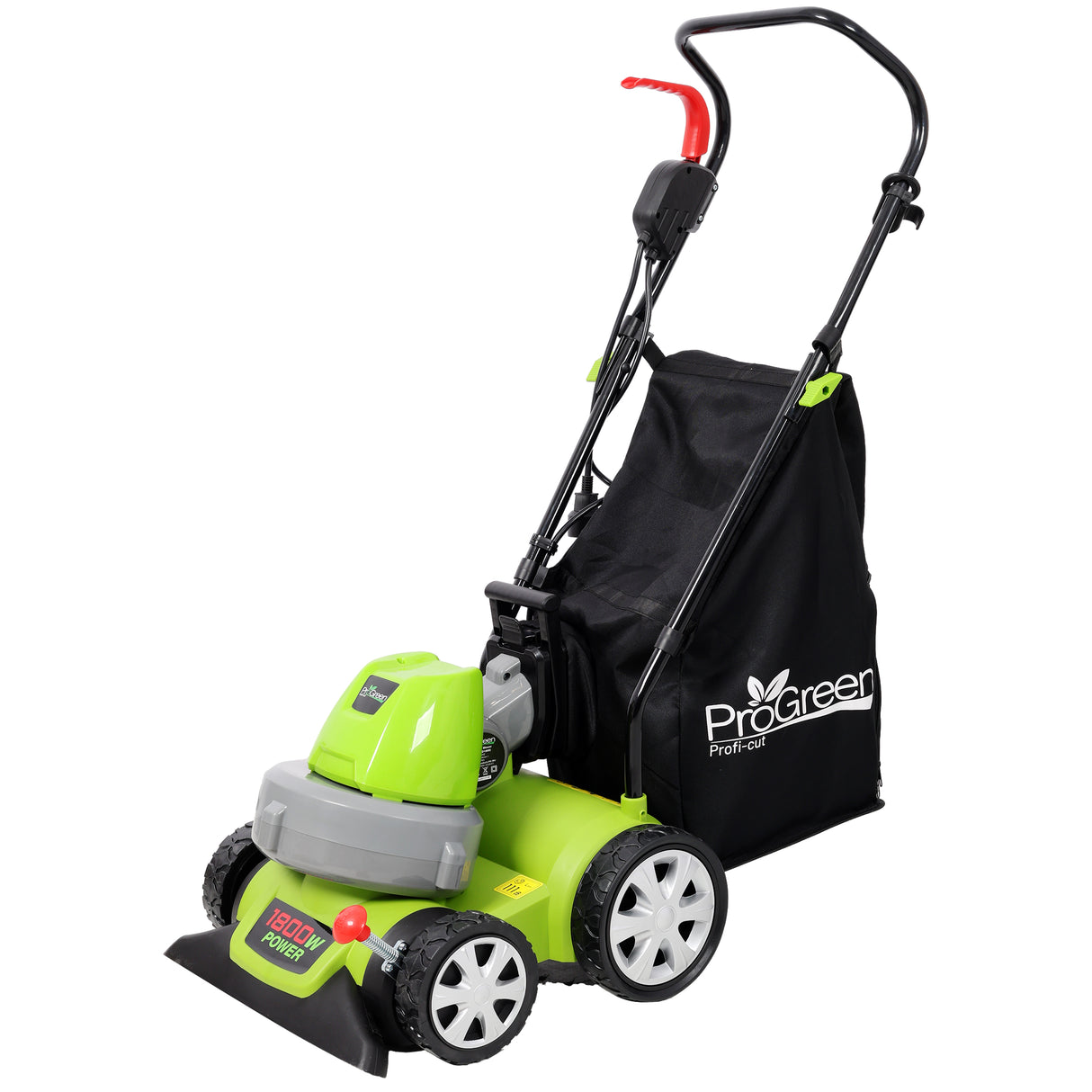 1600W Leaf Vacuum Cleaner 3 in 1 Function Vacuum Blower and Mulcher for Garden Lawns Walkways--Green