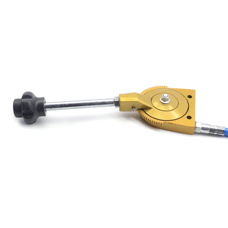 5M, 200" Throttle Cable Push Pull Cable With Control Handle for Excavators Loaders Tractors - Blue - Fab Heavy Parts