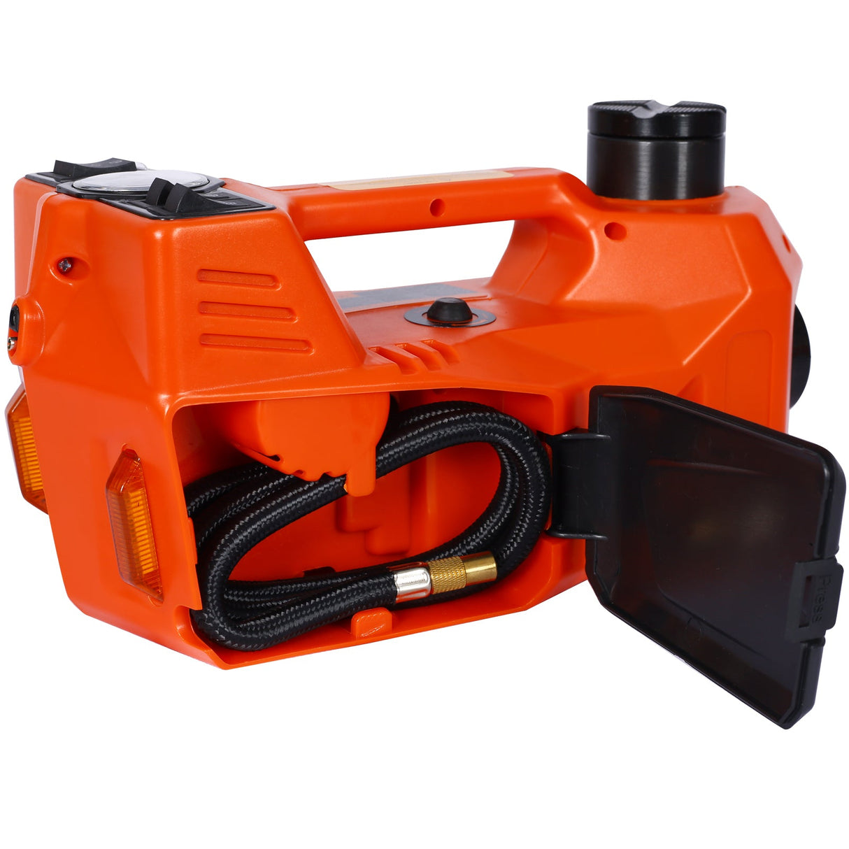 5T 12V Hydraulic Car Jack Kit 4 in 1 Floor Jack Lift with Electric Impact Wrench 10000Lbs Capacity - Fab Heavy Parts