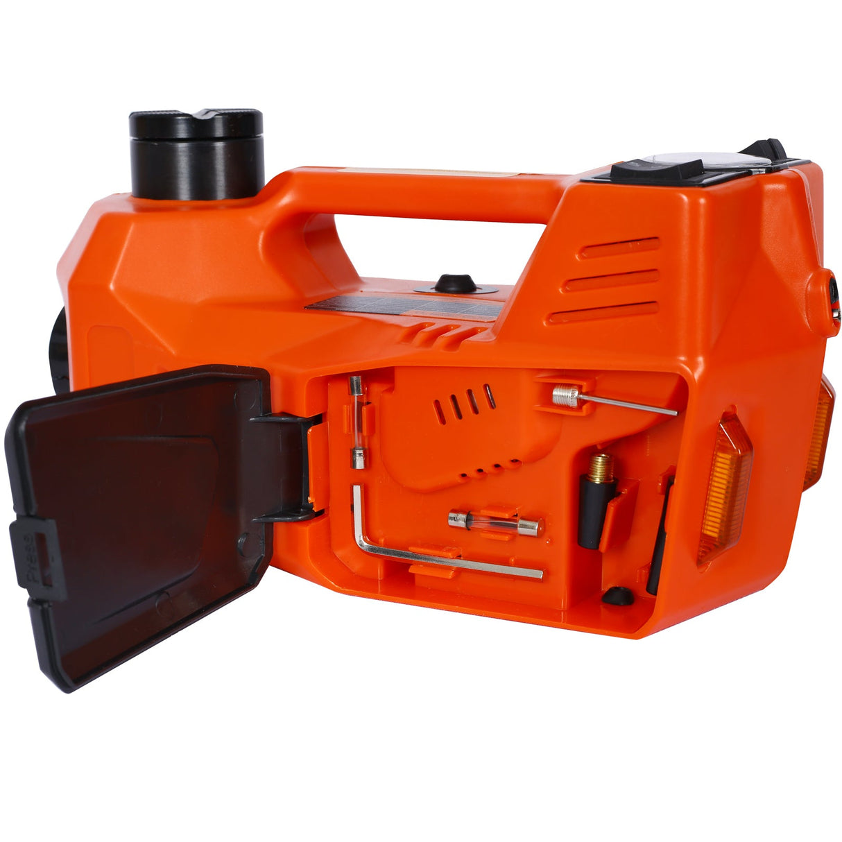 5T 12V Hydraulic Car Jack Kit 4 in 1 Floor Jack Lift with Electric Impact Wrench 10000Lbs Capacity - Fab Heavy Parts