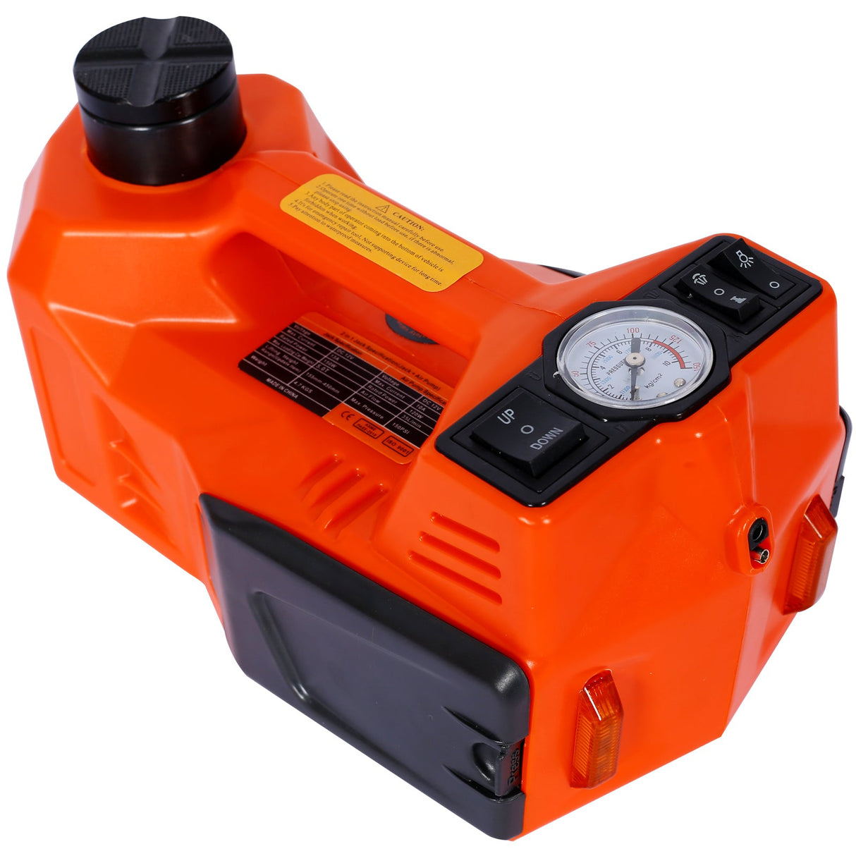 5T 12V Hydraulic Car Jack Kit 4 in 1 Floor Jack Lift with Electric Impact Wrench 10000Lbs Capacity - Fab Heavy Parts