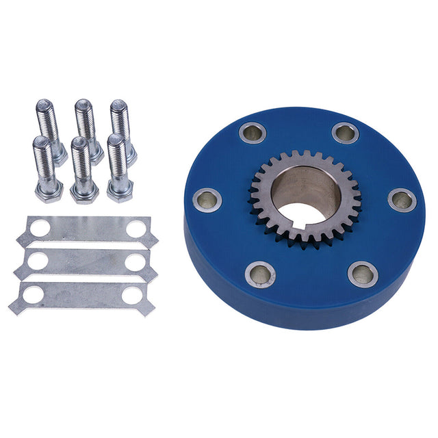 Engranaje de polea de transmisión de compresor de acoplamiento de 6 pernos 48-50005-00 para portador X4 7500 x2 1800 Ultima Ultra