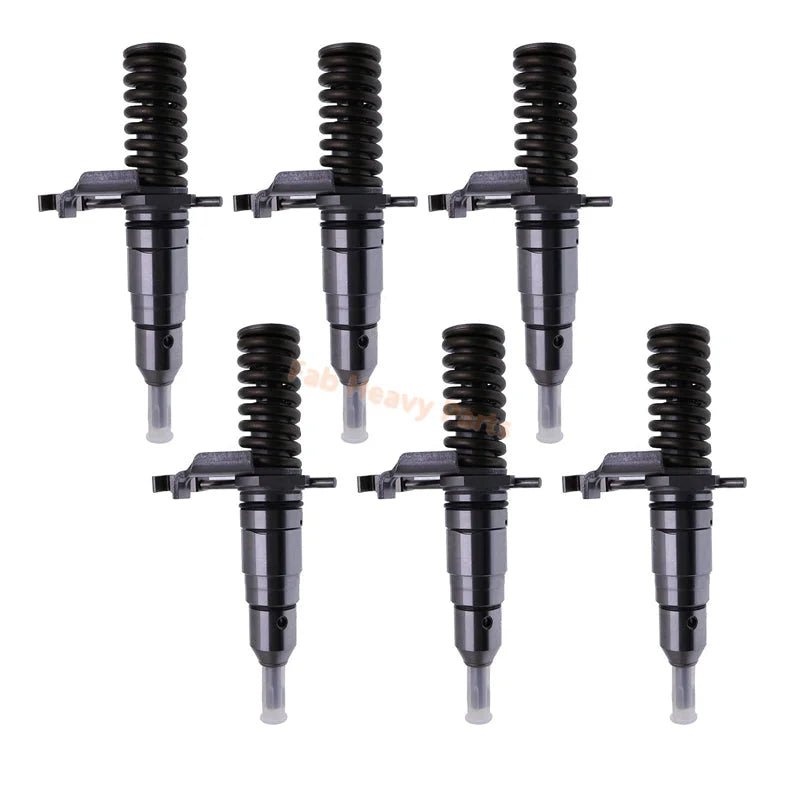 6 PCS Fuel Injector 107 - 1230 1071230 Fits for Caterpillar CAT Engine 3116 3126 3126B Excavator 322 L 325 L 325 - A - Fab Heavy Parts