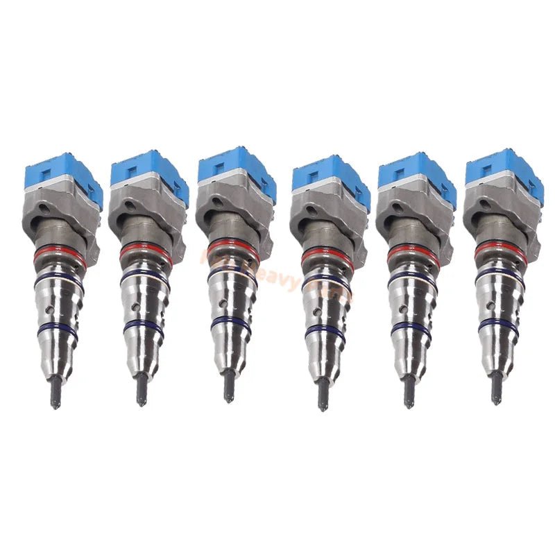 6 PCS Fuel Injector 10R - 0781 10R0781 198 - 6605 1986605 Fits for Caterpillar CAT Engine 3126B 3126E C7 - Fab Heavy Parts