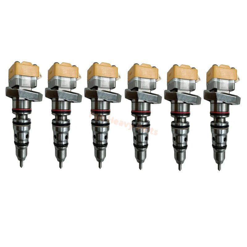 6 PCS Fuel Injector 10R - 0782 10R0782 Fits for Caterpillar CAT Engine 3126B 3126E - Fab Heavy Parts
