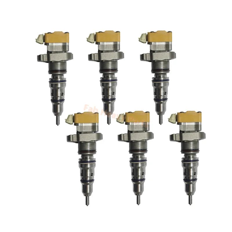 6 PCS Fuel Injector 141 - 7837 1417837 169 - 7410 1697410 Fits for Caterpillar CAT Engine 3126 3126B 3126E, Remanufactured - Fab Heavy Parts
