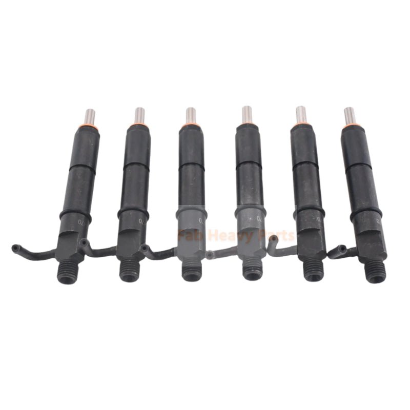6 PCS Fuel Injector 212 - 8470 2128470 Fits for Caterpillar CAT 311C 312C 314C 318C 320C 320D 321C Excavator 3066 3064 Engine - Fab Heavy Parts