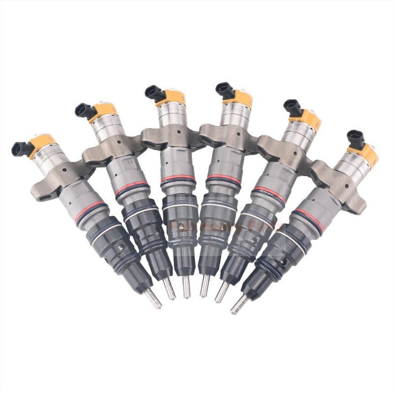 6 PCS Fuel Injector 235 - 2888 2352888 10R - 7224 10R7224 Fits for Caterpillar CAT Engine C - 9 Excavator E330C 330C 330CL 330CMH - Fab Heavy Parts