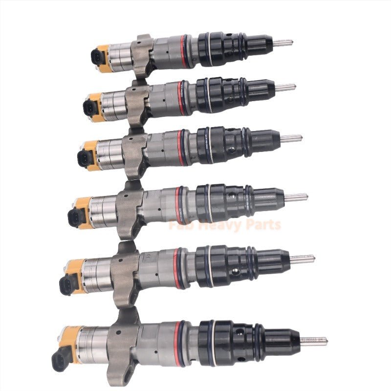 6 PCS Fuel Injector 235 - 2888 2352888 10R - 7224 10R7224 Fits for Caterpillar CAT Engine C - 9 Excavator E330C 330C 330CL 330CMH - Fab Heavy Parts