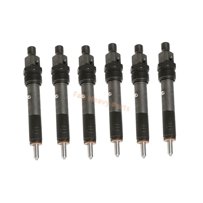 6 PCS Fuel Injector 2645A044 for Perkins Engine 1004 - 40T 1006 - 60T - Fab Heavy Parts