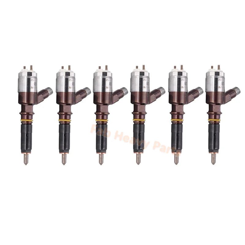 6 PCS Fuel Injector 2645A741 2645A706 2645A707 2645A729 for Perkins Engine 1106D 1106D - E66TA 1104D - 44T - Fab Heavy Parts