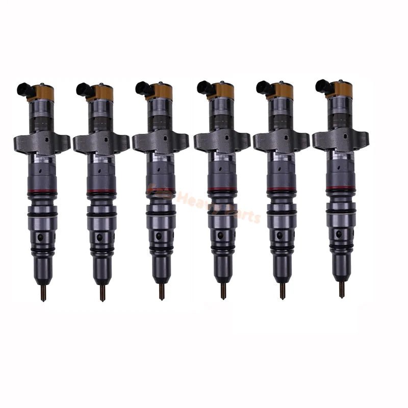 6 PCS Fuel Injector 267 - 3361 2673361 Fits for Caterpillar CAT Engine C7 C9 C18 Excavator 330D 336D M330D 340DL - Fab Heavy Parts
