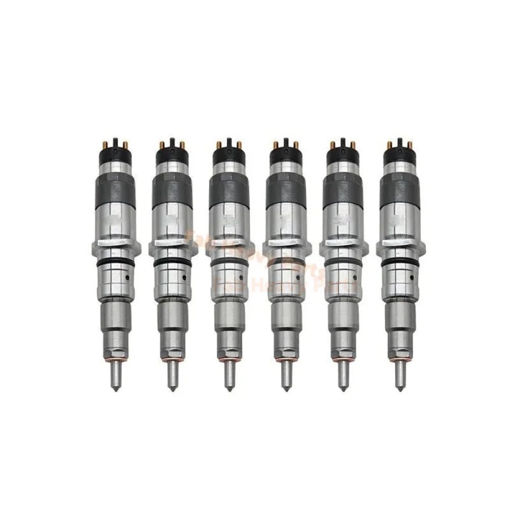 6 PCS Fuel Injector 2854608 0445120057 Fits for Case New Holland IVECO Engine F4HE9687 - Fab Heavy Parts