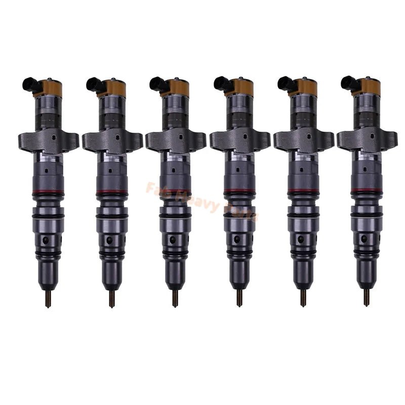 6 PCS Fuel Injector 293 - 4068 2934068 Fits for Caterpillar CAT Engine C9 C - 9 - Fab Heavy Parts
