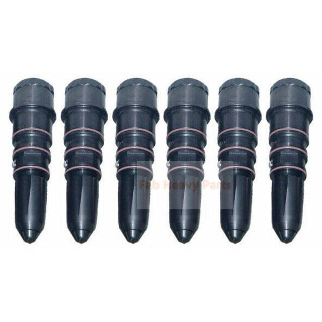 6 Pcs Fuel Injector 3054071 3009466 3009515 3013738 3018346 Fits Cummins N855