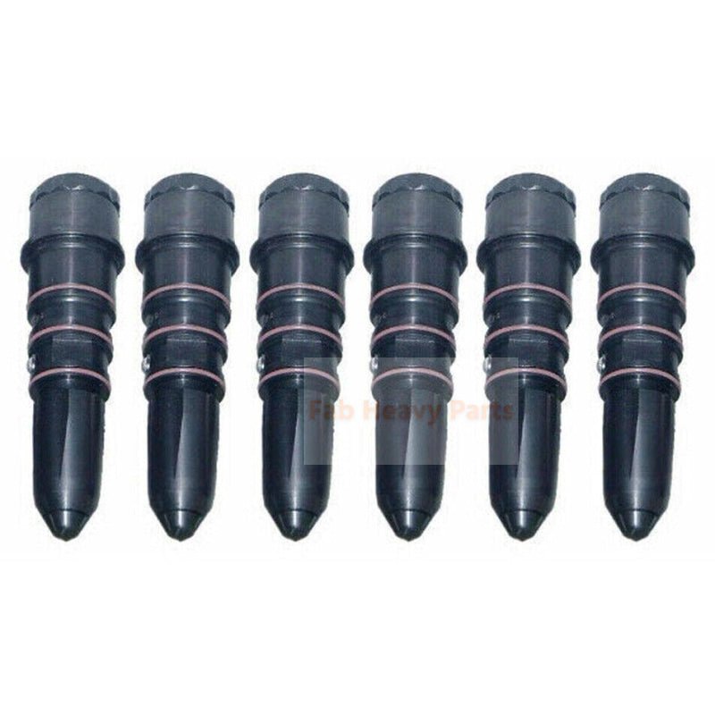 6 Pcs Fuel Injector 3054071 3009466 3009515 3013738 3018346 Fits Cummins N855 - Fab Heavy Parts