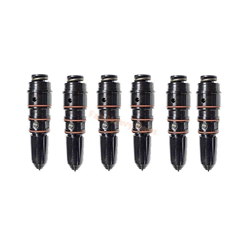 6 PCS Fuel Injector 3054205 Fits for Cummins Engine NTC NH N855 NTA855 - Fab Heavy Parts