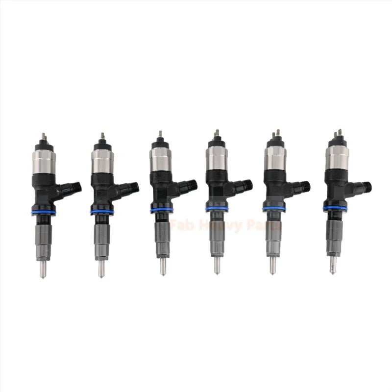 6 PCS Fuel Injector 370 - 7280 3707280 Fits for Caterpillar CAT Engine C4.4 C7.1 - Fab Heavy Parts