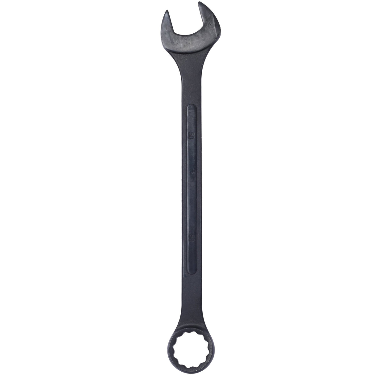 6 PCS Jumbo Combination Wrench Set Extra Large Metric 1 - 3/8'' to 2'' Black Oxide with Pouch - Fab Heavy Parts