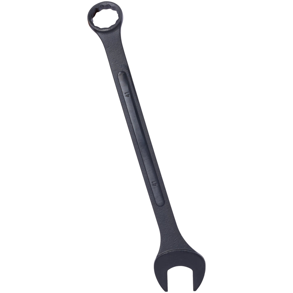6 PCS Jumbo Combination Wrench Set Extra Large Metric 1 - 3/8'' to 2'' Black Oxide with Pouch - Fab Heavy Parts