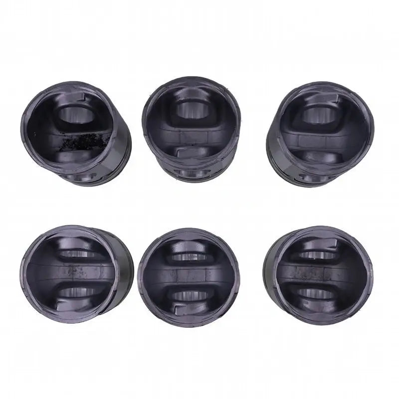 6 Pcs Piston 3926632 for Cummins Engine B3.9L 4B 4BT 4BTA 4BTAA B5.9L 6B 6BT 6BTA 6BTAA