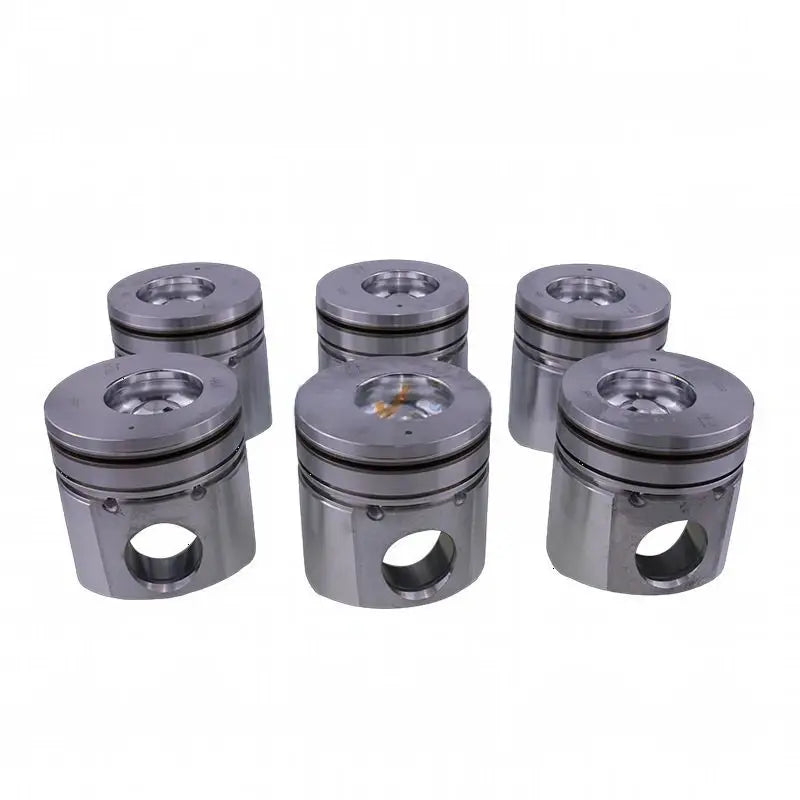 6 Pcs Piston 3926632 for Cummins Engine B3.9L 4B 4BT 4BTA 4BTAA B5.9L 6B 6BT 6BTA 6BTAA