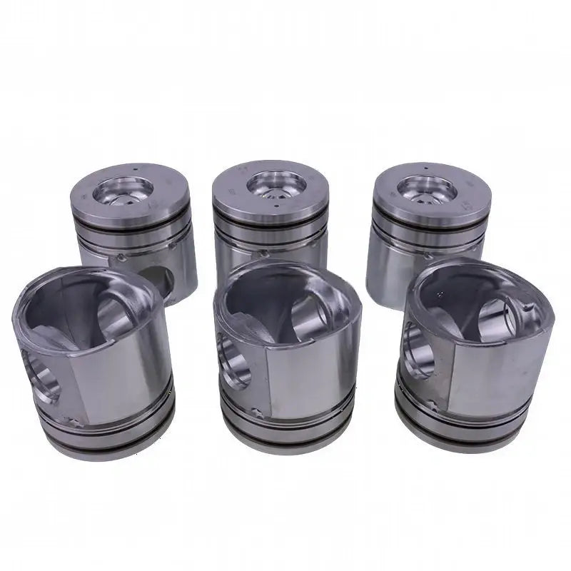 6 Pcs Piston 3926632 for Cummins Engine B3.9L 4B 4BT 4BTA 4BTAA B5.9L 6B 6BT 6BTA 6BTAA