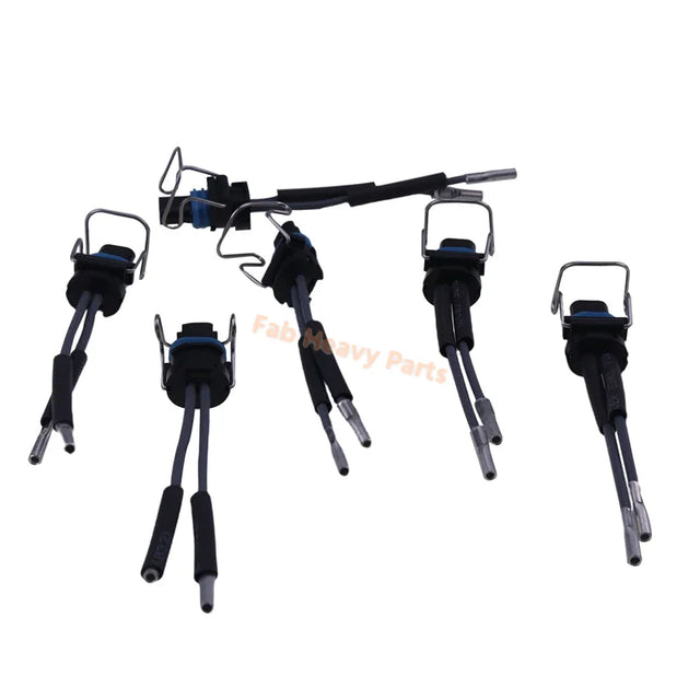 6 PCS Arnés de cableado 366-9748 3669748 FITS para el motor Caterpillar Cat 3126 3126b 3126E C11 C13 C15 C7 C9