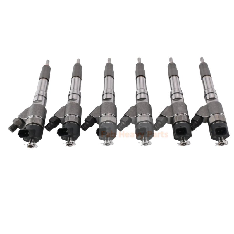 6 Piece Fuel Injector 23324681 Fits for Volvo Penta Engine D4 - 180 D4 - 210 D4 - 225 D4 - 260 D4 - 300 D6 - 310 D6 - 330 D6 - 370 D6 - 435 - Fab Heavy Parts