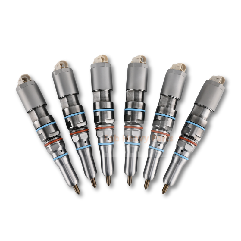 6 Piece Fuel Injector 460-8213 20R-5077 Fits for Caterpillar CAT Engine C9 C9.3 Wheel Loader 966L 966M 972L 972M