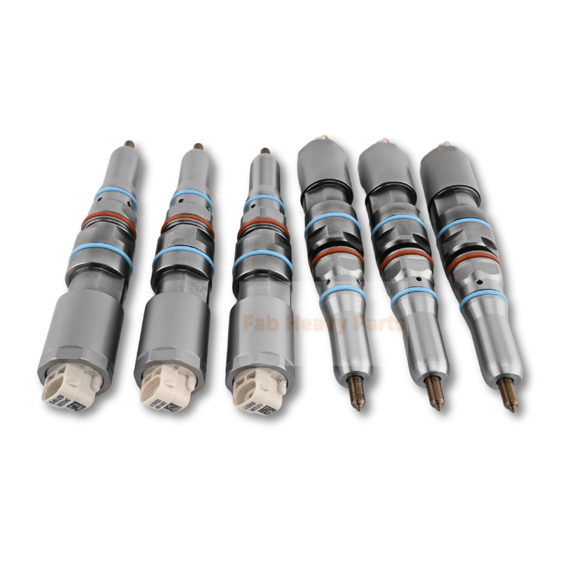 6 Piece Fuel Injector 460 - 8213 20R - 5077 Fits for Caterpillar CAT Engine C9 C9.3 Wheel Loader 966L 966M 972L 972M - Fab Heavy Parts