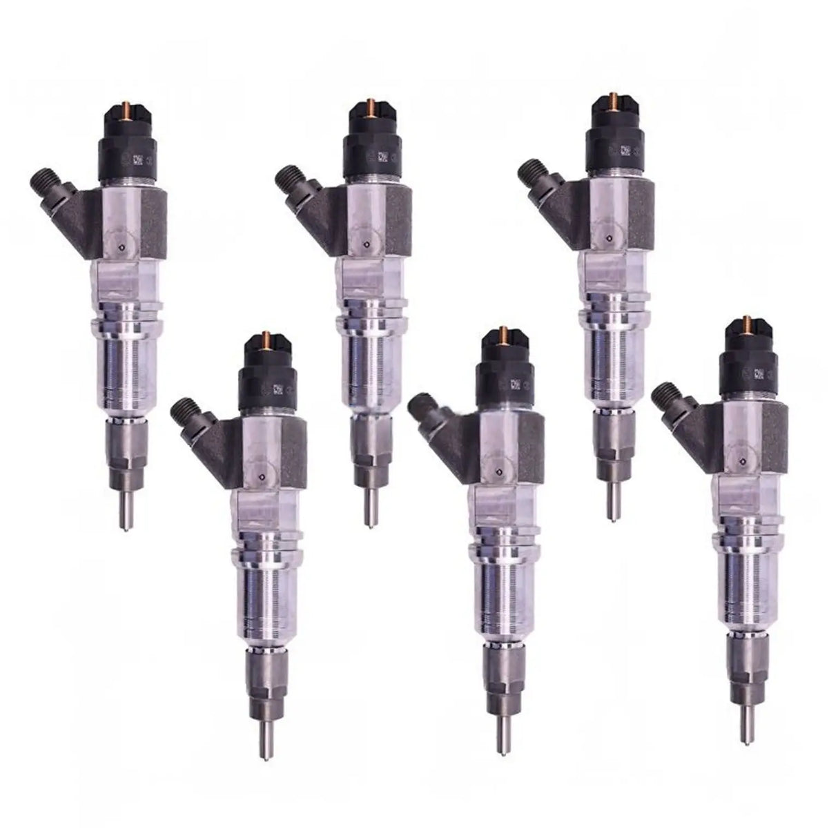 6 Piece Fuel Injector 504194432 0445012092 for FPT/Iveco Engine F2CE9684 New Holland Combine CR10.90 A4 CR9060