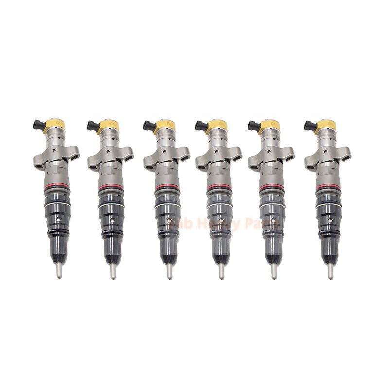 6 Piece Fuel Injector 557 - 7634 Fits for Caterpillar CAT Engine C - 9 C9 Tractor D6R D6RXL D6T D7R D7RXR - Fab Heavy Parts