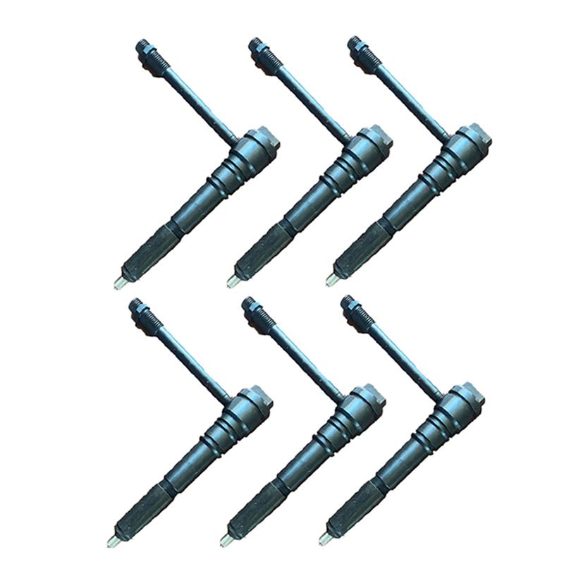 6 Piece Fuel Injector 6211 - 12 - 3100 Fits for Komatsu Engine S6D140E - 2 - Fab Heavy Parts