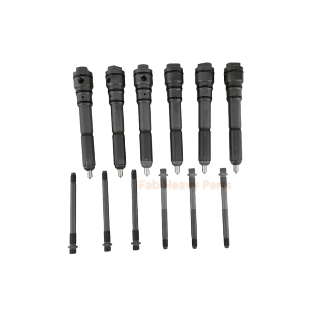 Inyector de combustible de 6 piezas 6211-12-3500 se adapta al motor Komatsu SA6D140E-2A-7