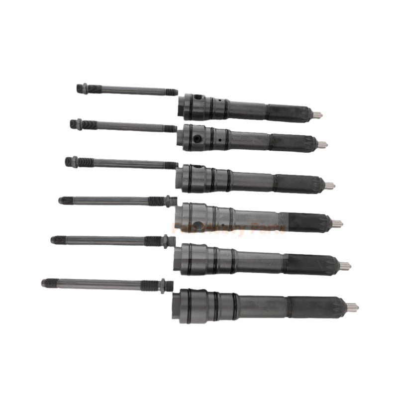 6 Piece Fuel Injector 6211 - 12 - 3500 Fits for Komatsu Engine SA6D140E - 2A - 7 - Fab Heavy Parts