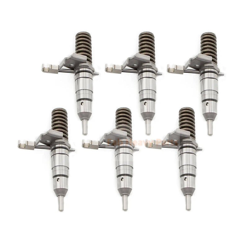 6 Piece Fuel Injector 7E - 8727 0R - 3002 Fits for Caterpillar CAT Engine 3114 3116 Excavator 205B 213B 214B 224B - Fab Heavy Parts