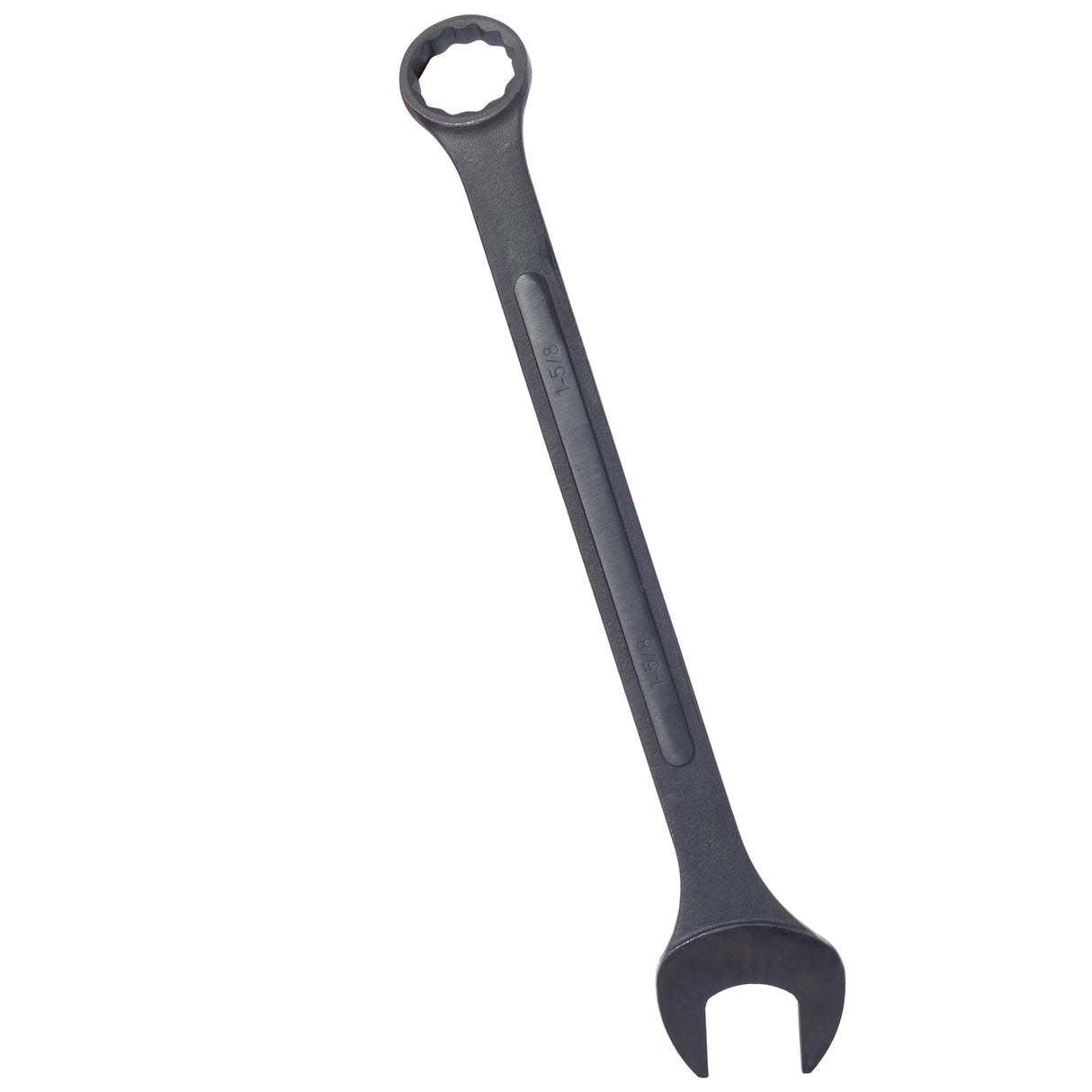 6-Piece SAE Jumbo Combination Wrench Set, Extra Large 1-3/8" to 2", Black Oxide with Storage Pouch - Fab Heavy Parts