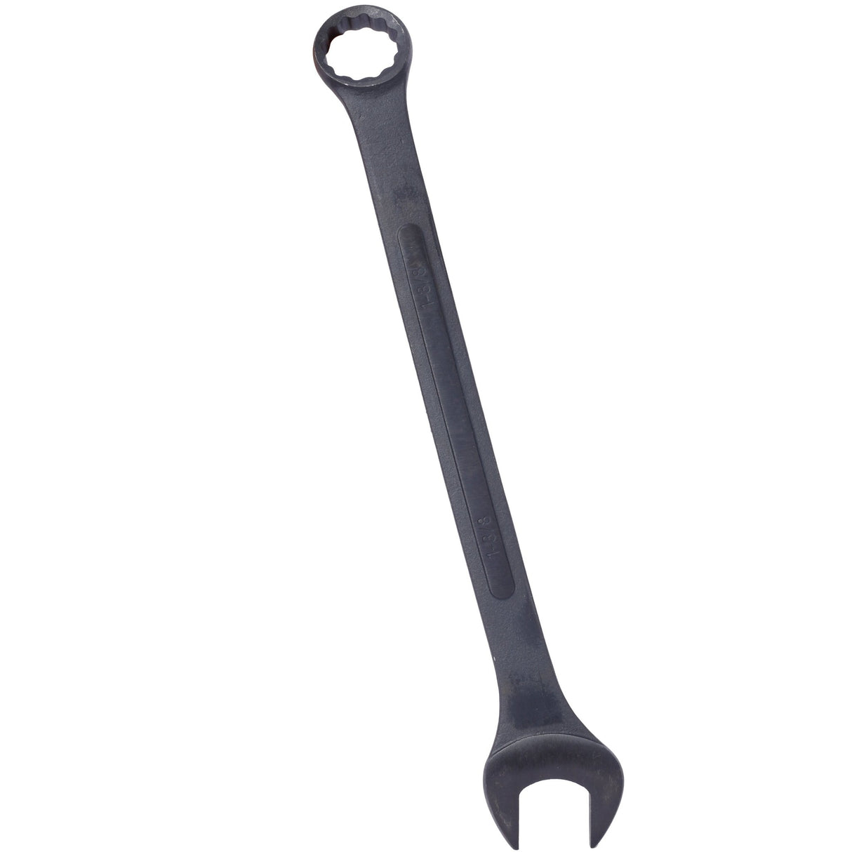 6-Piece SAE Jumbo Combination Wrench Set, Extra Large 1-3/8" to 2", Black Oxide with Storage Pouch - Fab Heavy Parts