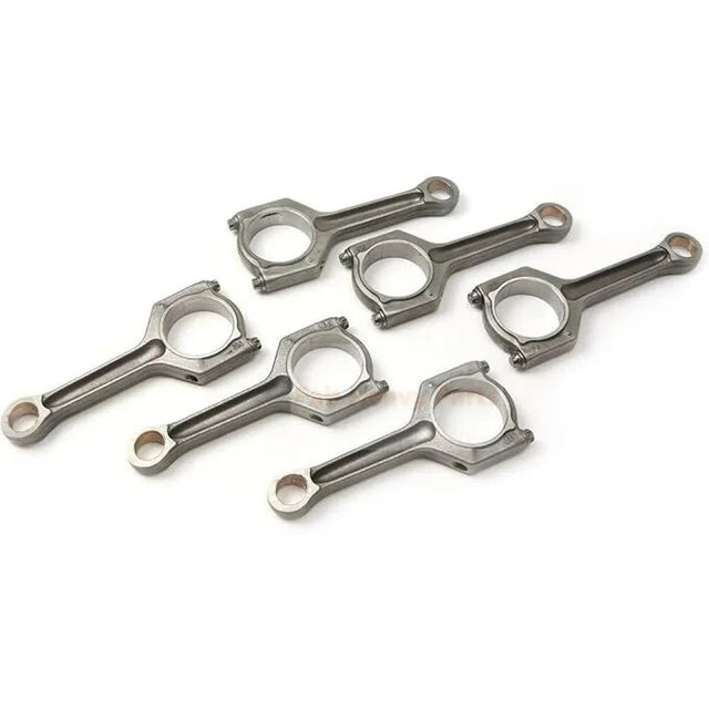 6 Pieces Connecting Rod 11247589540 for BMW Engine N52B30 Vehicle E81 E70 E90 E60 128i X1 3.0L L6 2005 - 2015 - Fab Heavy Parts