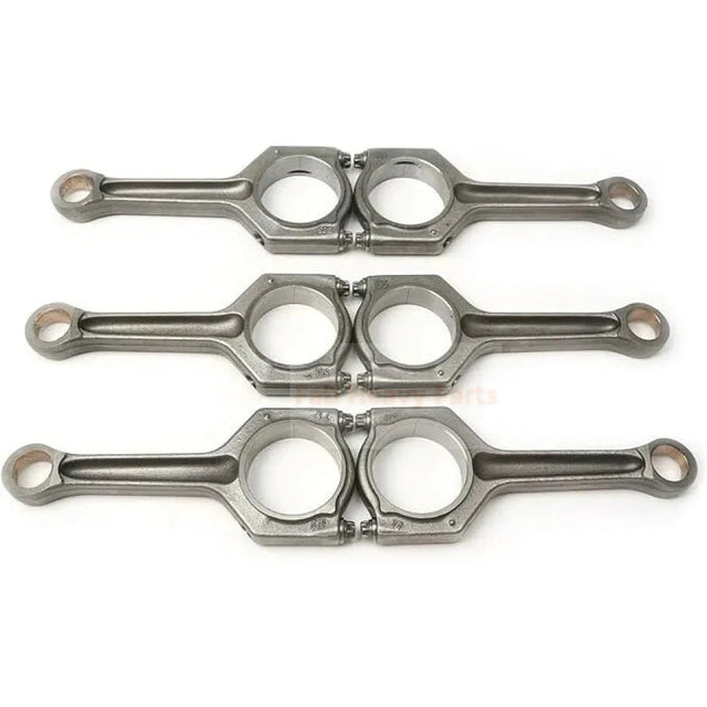 6 Pieces Connecting Rod 11247589540 for BMW Engine N52B30 Vehicle E81 E70 E90 E60 128i X1 3.0L L6 2005 - 2015 - Fab Heavy Parts