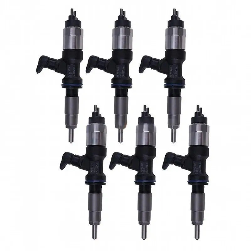 6 Pieces Fuel Injector 20R-2478 370-7282 for Caterpillar CAT Engine C6.6 C7.1 Loader 924K 930M 950 962M 953K Excavator M318F 323EL 330GC 336GC