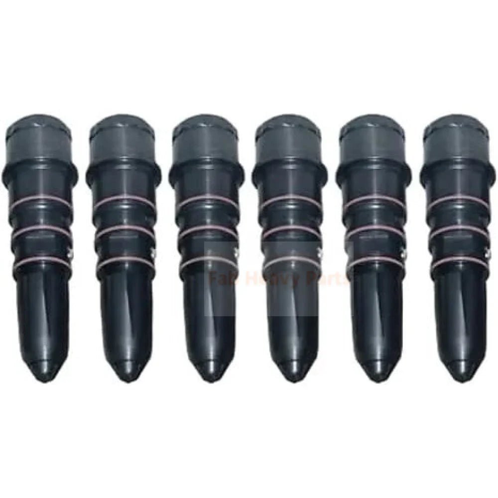 6 Pieces Fuel Injector 3054222 3018332 3013722 for Cummins Engine NT855 V28 - Fab Heavy Parts