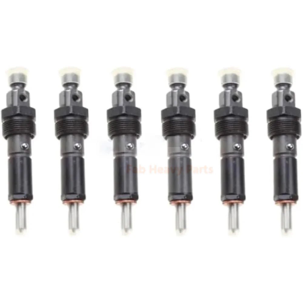 6 Pieces Fuel Injector 3919333 for Cummins Engine B4.5 K38 4BT 3.9L 5.9L - Fab Heavy Parts