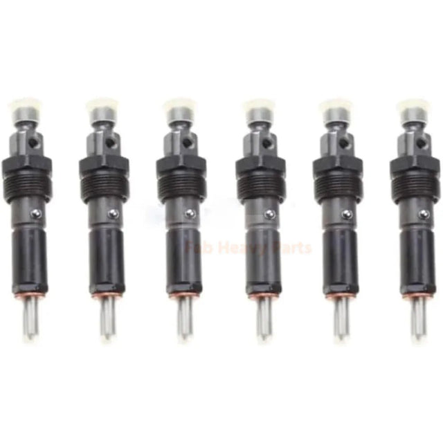 6 Pieces Fuel Injector 3919333 for Cummins Engine B4.5 K38 4BT 3.9L 5.9L - Fab Heavy Parts