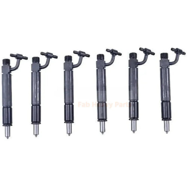 6 Pieces Fuel Injector With Nozzle 691348C91 780330 Fits for Navistar Engine DT466 - Fab Heavy Parts